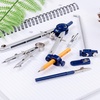 image:imageMr Pen Professional Metal Compass Set 7 pcs  Precision Drafting Compass with Extension Leg Pencil Holder Extra Lead amp Needles Geometry Tool for Drawing Circles Math7 pcs Geometry Tool Set