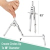 image:imageMr Pen Professional Metal Compass with Wheel  Lock and Extension Bar for Geometry Drafting Math Drawing Compass for Geometry Tool for Drawing Circles Drawing Compass