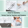 image:imageMr Pen Professional Metal Compass with Wheel  Lock and Extension Bar for Geometry Drafting Math Drawing Compass for Geometry Tool for Drawing Circles Drawing Compass