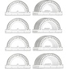image:imageMr Pen Protractor Set 4 3 Pack  Clear Plastic Protractors for Measuring Angles 180 Small Protractor for Students School Math Geometry24 Pcs