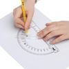 image:imageMr Pen Protractor Set 4 3 Pack  Clear Plastic Protractors for Measuring Angles 180 Small Protractor for Students School Math Geometry3 Pcs