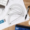 image:imageMr Pen Protractor Set 4 3 Pack  Clear Plastic Protractors for Measuring Angles 180 Small Protractor for Students School Math Geometry3 Pcs