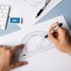 image:imageMr Pen Protractor Set 4 3 Pack  Clear Plastic Protractors for Measuring Angles 180 Small Protractor for Students School Math Geometry3 Pcs