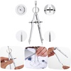 image:imageMr Pen Protractor and Compass Set Compass Protractor Set Protractor  Compass for Geometry Math Compass Compass School Math Compass and Protractor Geometry Tools Set
