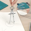 image:imageMr Pen Protractor and Compass Set Compass Protractor Set Protractor  Compass for Geometry Math Compass Compass School Math Compass and Protractor Geometry Tools Set