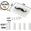 image:imageMr Pen Refill Erasers for Mr Pen 2mm Mechanical Pencils 100 pcs  Not Universal Pay Attention to Size Mechanical Pencil Eraser Refills Erasers for Mechanical Pencils