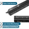 image:imageMr Pen Small Architectural Scale Ruler Aluminium 6 Inch 2 Pack  Black and Blue Pocket Size Ruler Triangle Ruler Metal Ruler Set Architect Scale Ruler for BlueprintsC Black  Blue