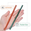 image:imageMr Pen Small Architectural Scale Ruler Aluminium 6 Inch 2 Pack  Black and Blue Pocket Size Ruler Triangle Ruler Metal Ruler Set Architect Scale Ruler for BlueprintsB Green  Orange