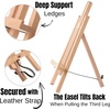 image:imageMr Pen Small Easels for Painting 11 Inch Wooden