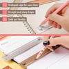 image:imageMr Pen Steel Rulers 3 pcs 15cm Silver Gold Rose Gold  Centimeter Ruler Metric Metal Ruler Set mm Ruler Metal Rulers Small Metal Ruler Metal Straight Edge Steel Ruler