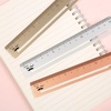 image:imageMr Pen Steel Rulers 3 pcs 15cm Silver Gold Rose Gold  Centimeter Ruler Metric Metal Ruler Set mm Ruler Metal Rulers Small Metal Ruler Metal Straight Edge Steel Ruler