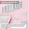image:imageMr Pen Transparent Graph Sticky Notes 3x3 Inch 6 Pads 50 SheetsPad  6 Grid Designs Square Graph Paper Notes amp Fineliner Waterproof Grid Sticky Note Pads for Math Study Journals Planners3x3 inches