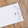 image:imageMr Pen Triangle Ruler Protractor Math Set  3 Pack Square Ruler  Protractor for Geometry12 Ruler  Triangle Ruler 75