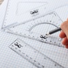 image:imageMr Pen Triangle Ruler Protractor Math Set  3 Pack Square Ruler  Protractor for Geometry12 Ruler  Triangle Ruler 75