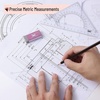 image:imageMr Pen Triangle Ruler Protractor Math Set  3 Pack Square Ruler  Protractor for GeometryTriangle Ruler 1711 cm