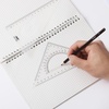 image:imageMr Pen Triangle Ruler Protractor Math Set  3 Pack Square Ruler  Protractor for GeometryTriangle Ruler 1711 cm