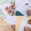 image:imageMr Pen Triangle Ruler Protractor Math Set  3 Pack Square Ruler  Protractor for GeometryTriangle Ruler 2215 cm