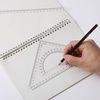 image:imageMr Pen Triangle Ruler Protractor Math Set  3 Pack Square Ruler  Protractor for GeometryTriangle Ruler 2215 cm