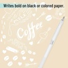 image:imageMr Pen White Gel Pens 8 Pack 08mm  Fine Point White Gel Pens for Black Paper Bullet Journaling Card Making Highlighting Drawing Sketching ScrapbookingWhite Pens