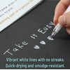 image:imageMr Pen White Gel Pens 8 Pack 08mm  Fine Point White Gel Pens for Black Paper Bullet Journaling Card Making Highlighting Drawing Sketching ScrapbookingWhite Pens