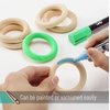 image:imageMr Pen Wooden Rings 27 10 Pack Wooden Rings for Crafts Wood Rings  Macrame Rings Wood Rings for Crafts Wooden Ring Wooden Rings for Macrame Craft Rings Wood Ring Wood Teething Ring