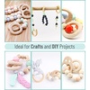 image:imageMr Pen Wooden Rings 27 10 Pack Wooden Rings for Crafts Wood Rings  Macrame Rings Wood Rings for Crafts Wooden Ring Wooden Rings for Macrame Craft Rings Wood Ring Wood Teething Ring