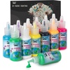 image:imageMr Pen 3D Fabric Paint Set 12 Pack Basic Colors 067 oz Bottles  Permanent Paint for Fabric Perfect for Clothes Tshirts Shoes and DIY Craft ProjectsSoft  Bright