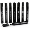 image:imageMr Pen Black Permanent Markers 8 Pack Thick Markers  Chisel Tip Permanent Marker Chisel Tip Black Marker