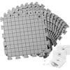 image:imageMr Pen Blocking Mats for Knitting amp Crochet Projects 12 x 12  9 Pack with 150 pcs TPins Gray Aligned Grid Knitting Blocking Mats and Pins Water amp Heat Resistant