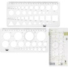 image:imageMr Pen Circle Template 2 pcs Large and Small Size Circle Stencil  Circle Ruler Circle Templates for Drafting Circle Template for Drawing Circle Tracers for Drawing Circle TracerCircle  Hexagons  Squares  Triangles Template