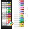 image:imageMr Pen Daily Schedule Pocket Charts 131 Pocket  26 Double Sided Reusable Cards13 Colored13 Blanked 128x35 Pocket Chart for Classroom Classroom Pocket Chart