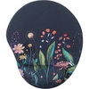 image:imageMr Pen Ergonomic Mouse Pad with Wrist Rest Grim Reader Design  Breathable Fabric with Memory Foam Cushion NonSlip Rubber Base Gel Mouse Pad with Wrist SupportMidnight Bloom
