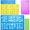 image:imageMr Pen Letters and Numbers Alphabet Templates Letter Stencils Pack of 514 9 1inches
