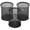 image:imageMr Pen Mesh Pen Holder 3pcs Pen Holder Pencil Cup Holder  Black Pen Holder Pen Cups Metal Pencil Holder Black Mesh Pencil Holder Pen Holder for Desk Pen Organizer for Desk