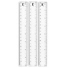 image:imageMr Pen Plastic Ruler 8 Inch 3 Pack EasytoRead Markings  ScratchResistant Design Durable Clear Rulers for Crafting Office amp School School Supplies