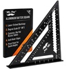 image:imageMr Pen Rafter Square 12 Inch Black Aluminum Alloy 12 Inch  Triangle Ruler for Roofing Framing Woodworking and Accurate Angle Layouts