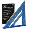 image:imageMr Pen Rafter Square 7 Inch Blue Aluminum Alloy 7 Inch  Triangle Ruler for Roofing Framing Woodworking and Accurate Angle Layouts