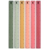 image:imageMr Pen Ruler 12 inch Ruler 6 Pack Vintage Colors Clear Rulers 12 Inch  RulersVintage