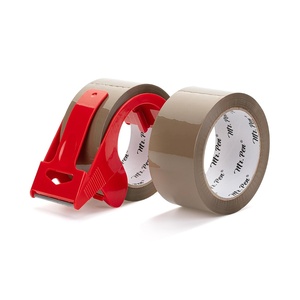 image:imageMr Pen 2 Rolls Packing Tape with 2 Dispensers 2 Wide 50 Yards  Clear Packing Tape Heavy Duty for Mailing Moving Boxes and PackagingBrown