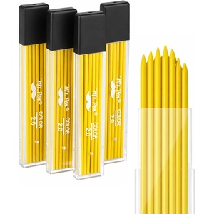 image:imageMr Pen 20 mm Lead Refills 48 Pack 12 per Tube Black 90 mm Length  Bold 2 mm Mechanical Pencil Leads for Construction Woodworking amp Drafting Break amp Smudge ResistantYellow