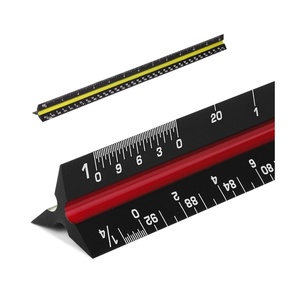 image:imageMr Pen Architectural Scale 12 inch Black Scale Ruler Contractor  Architect Scal Drafting ToolsBlack