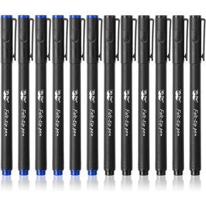 image:imageMr Pen Black Felt Tip Pens Fine Point 6 Pack Fast Drying No Smear  Bible Journaling Pens No BleedThrough for Planners Sketching WritingBlack  Blue
