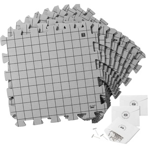 image:imageMr Pen Blocking Mats for Knitting amp Crochet Projects 12 x 12  9 Pack with 150 pcs TPins Gray Aligned Grid Knitting Blocking Mats and Pins Water amp Heat Resistant