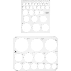 image:imageMr Pen Circle Template 2 pcs Large and Small Size Circle Stencil  Circle Ruler Circle Templates for Drafting Circle Template for Drawing Circle Tracers for Drawing Circle TracerCircle Template  2 pcs