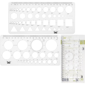 image:imageMr Pen Circle Template 2 pcs Large and Small Size Circle Stencil  Circle Ruler Circle Templates for Drafting Circle Template for Drawing Circle Tracers for Drawing Circle TracerCircle  Hexagons  Squares  Triangles Template