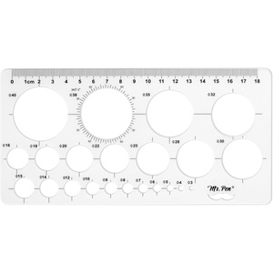 image:imageMr Pen Circle Template 2 pcs Large and Small Size Circle Stencil  Circle Ruler Circle Templates for Drafting Circle Template for Drawing Circle Tracers for Drawing Circle TracerCircle Template  1 pcs