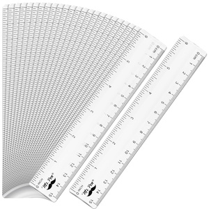 image:imageMr Pen Clear Ruler 6 24 pcs Metric amp Imperial  6 Inch Ruler Plastic Bulk