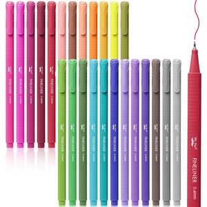 image:imageMr Pen Colored Fineliner Pens 24 Pack 04mm Tip  Ergonomic Triangular Barrels Smooth Writing Pens for Journaling NoteTaking Coloring Sketching Planning amp Art Projects