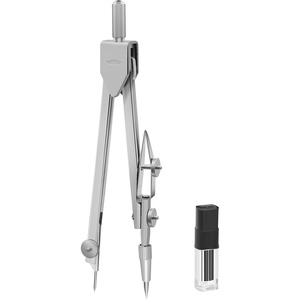 image:imageMr Pen Compass for Geometry Silver with Extra Leads  Metal Compass Drawing Compass Geometry Compass Math Compass Compass Drawing Drafting Compass Drafting Tools