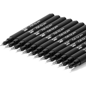 image:imageMr Pen Drawing Pens for Artists 08mm 12 Pack Black  Micro Pens for Drawing Fine PointBlack
